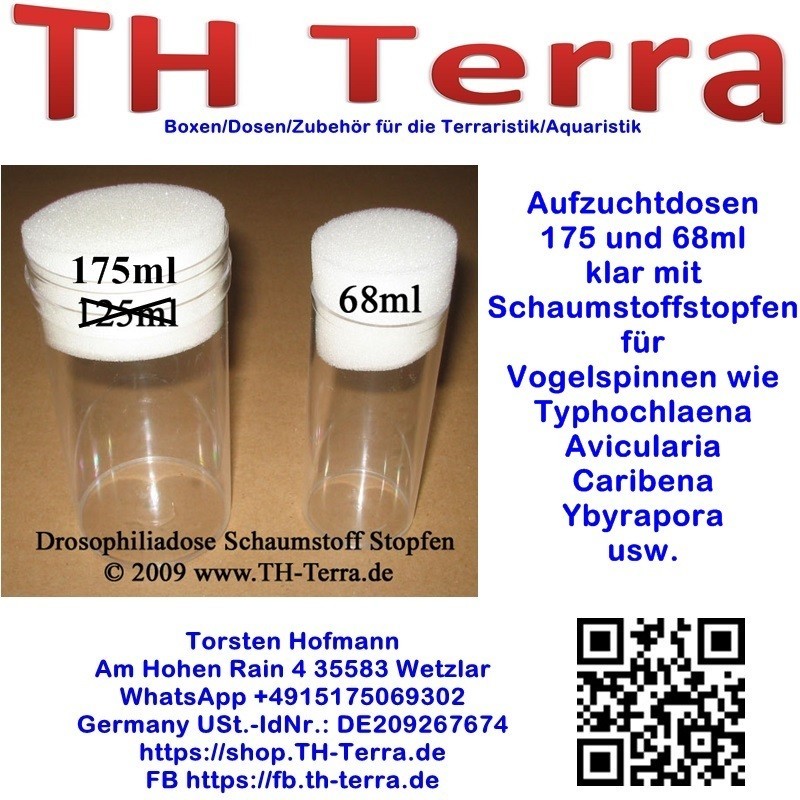 68ml Aufzucht- / Drosodose rund
