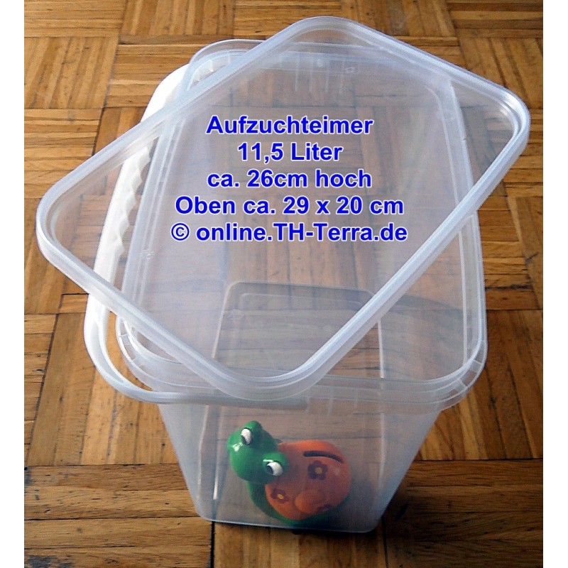 10,6l Eimer hoch transparent