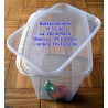 10,6l Eimer hoch transparent