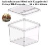 360ml Aufzuchtbox mit Klappdeckel