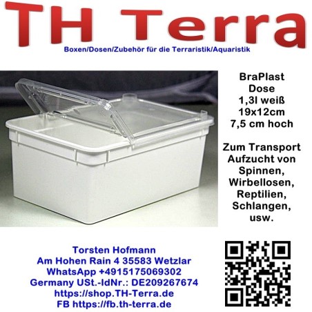 BraPlast Aufzucht- / Transportbox 1,3l