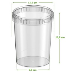 1530 ml Aufzuchtdose rund