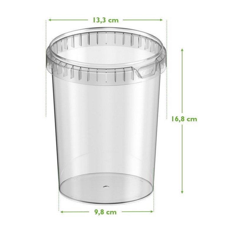 1530 ml Aufzuchtdose rund