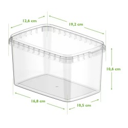 1800 ml Aufzuchtbecher transparent