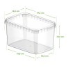 1800 ml Aufzuchtbecher transparent