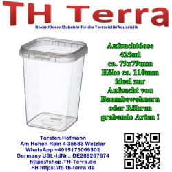 425ml Aufzuchtdose quadratisch