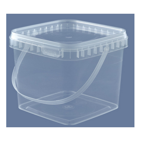 1,18l Eimer Quadratisch transparent