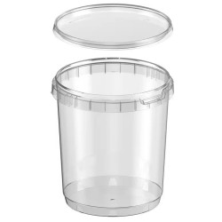 1800 ml Aufzuchtdose rund transparent