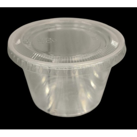100ml Aufzuchtbecher rund transparent